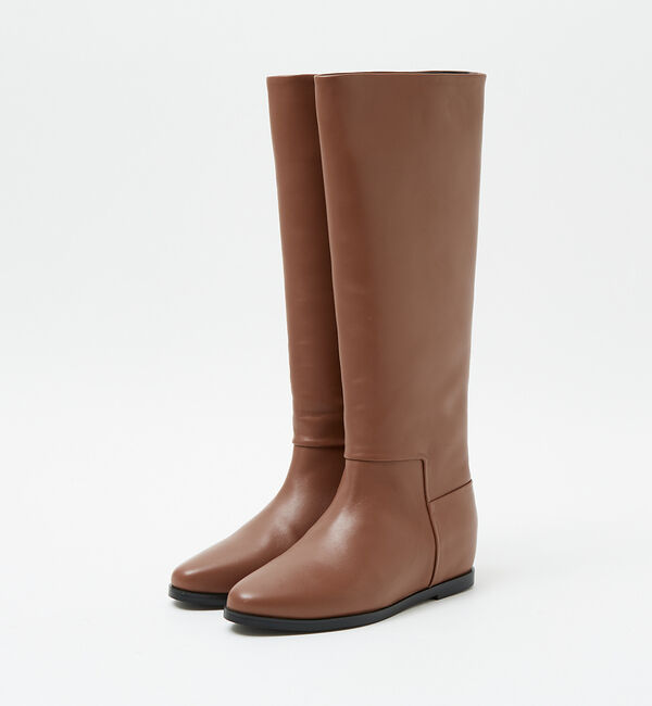 AU BANNISTER「●REMME カップインソールロングブーツ」|ショートブーツ|ブラウン