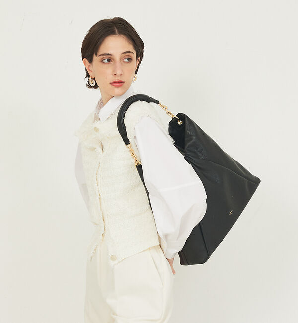 LOWELL things「Sque/ギャザーワンショルダーバッグ」|ショルダー・メッセンジャー|