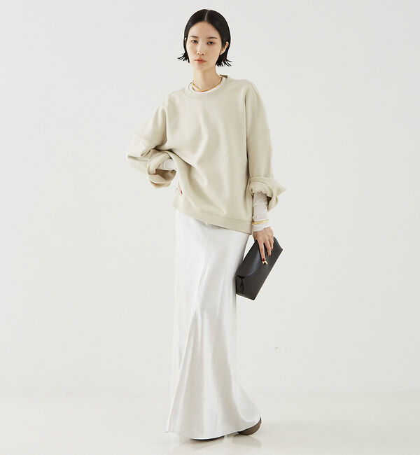 The Store by C' 「【COCUCA】サテンフレアースカート」|スカート|