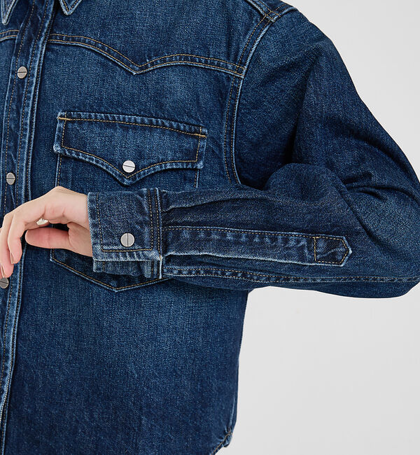 The Store by C' 「【TWP】Cropped OG Shirt in Denim／デニムシャツジャケ」|その他|