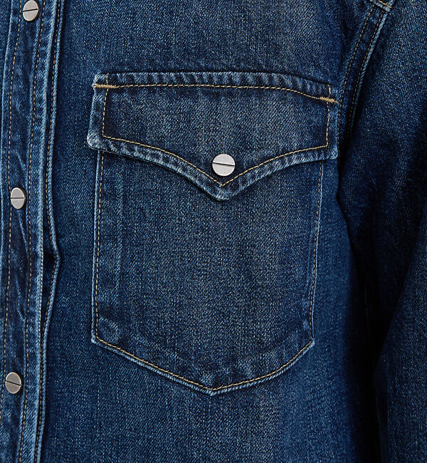 The Store by C' 「【TWP】Cropped OG Shirt in Denim／デニムシャツジャケ」|その他|