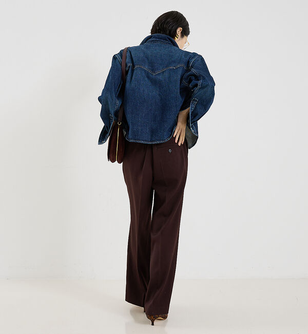 The Store by C' 「【TWP】Cropped OG Shirt in Denim／デニムシャツジャケ」|その他|