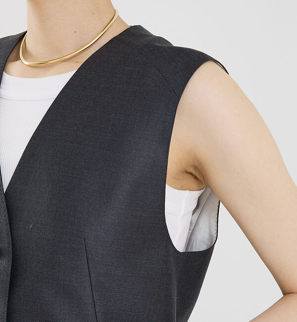 The Store by C' 「【COCUCA】ノースリーブベスト」|ダウンベスト・ベスト|