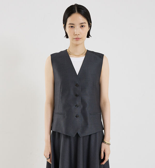 The Store by C' 「【COCUCA】ノースリーブベスト」|ダウンベスト・ベスト|