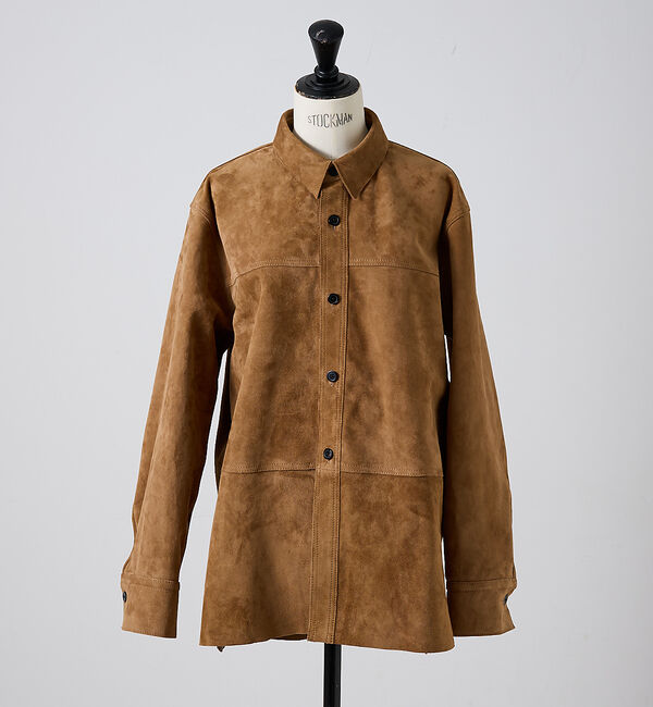 The Store by C' 「【COCUCA】スエードシャツジャケット」|シャツ・ブラウス|