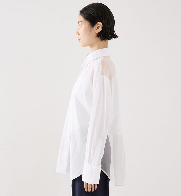 The Store by C' 「【TWP】SLIDING DOORS TOP／オーバーサイズシャツ」|シャツ・ブラウス|