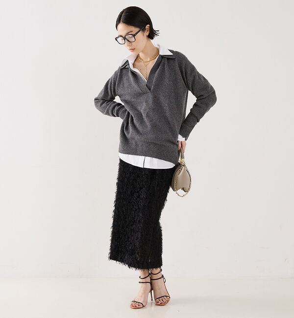 The Store by C' 「【TWP】SLIDING DOORS TOP／オーバーサイズシャツ」|シャツ・ブラウス|