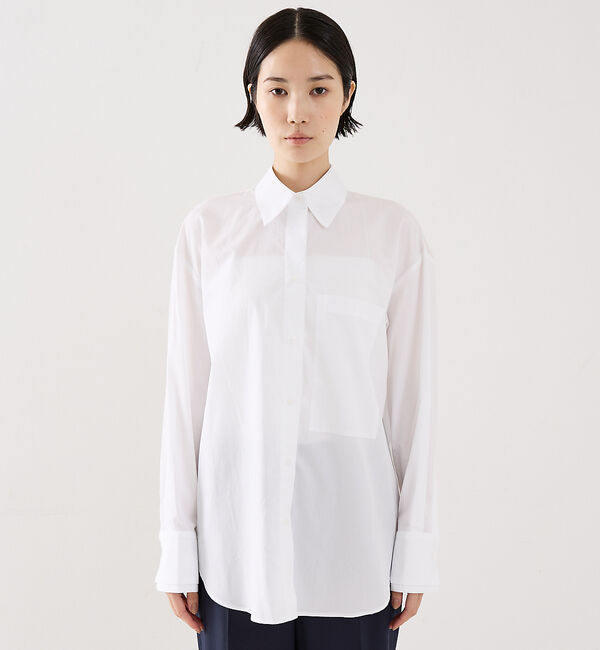 The Store by C' 「【TWP】SLIDING DOORS TOP／オーバーサイズシャツ」|シャツ・ブラウス|