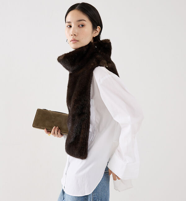 The Store by C' 「【COCUCA】フェイクファーベスト」|ダウンベスト・ベスト|