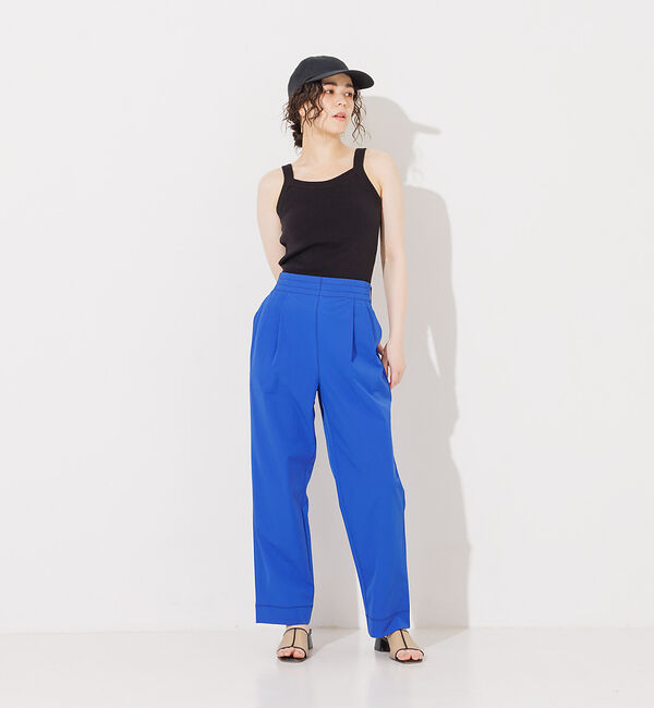 NOMINE「カップイン アメスリ ニット タンクトップ」|キャミソール|