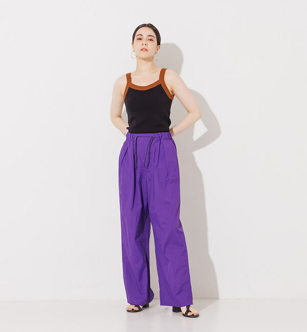 NOMINE「カップイン アメスリ ニット タンクトップ」|キャミソール|