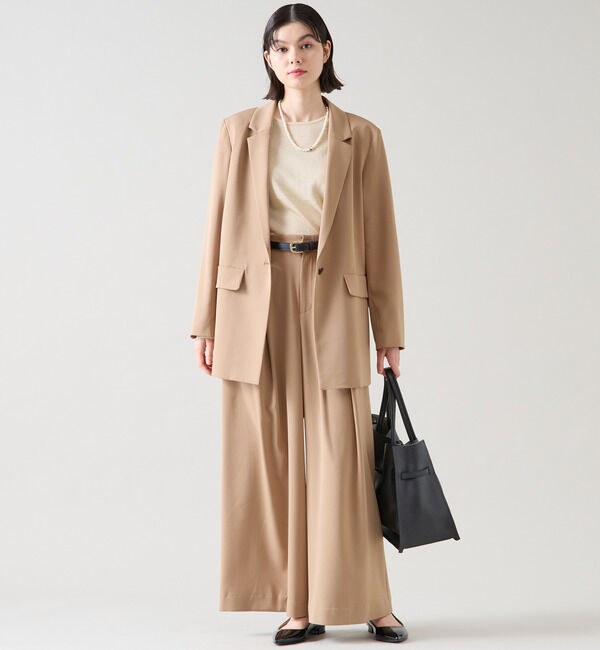 TIARA「リラックステーラードジャケット（セットアップ可）」|テーラードジャケット|