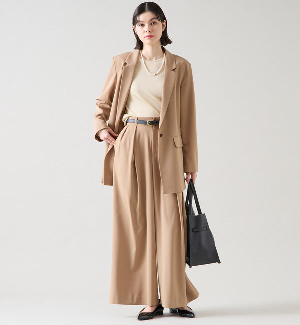 TIARA「リラックステーラードジャケット（セットアップ可）」|テーラードジャケット|