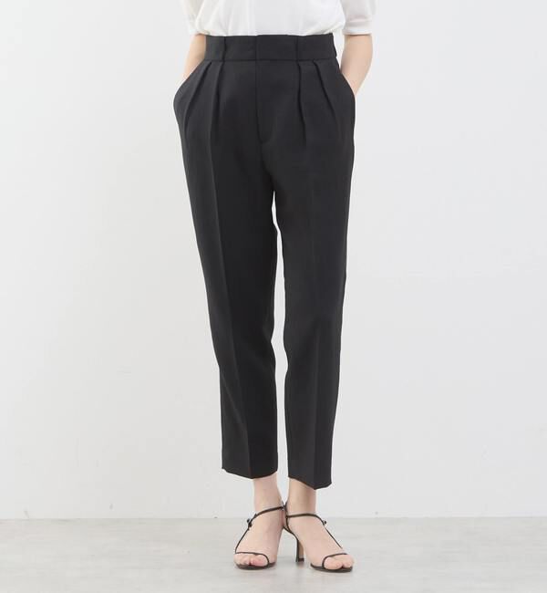 TIARA「2タックテーパードパンツ（セットアップ可）」|その他|ブラック