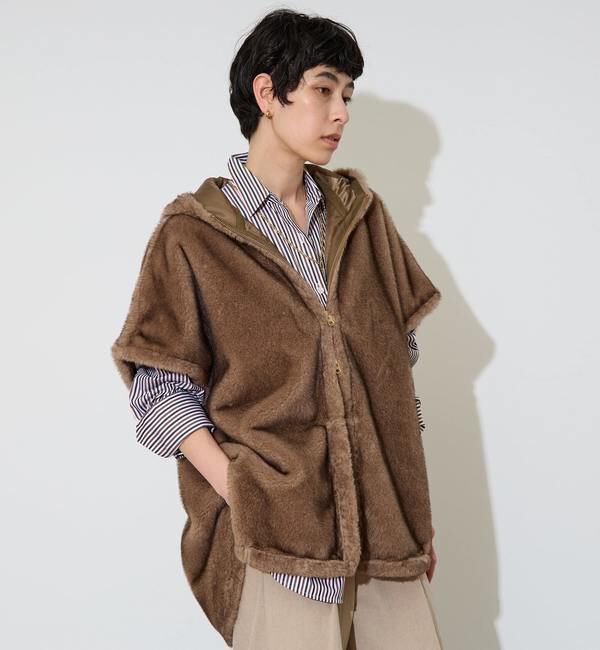 Liesse「フェイクミンクファーオーバーベスト」|ベスト・ジレ|