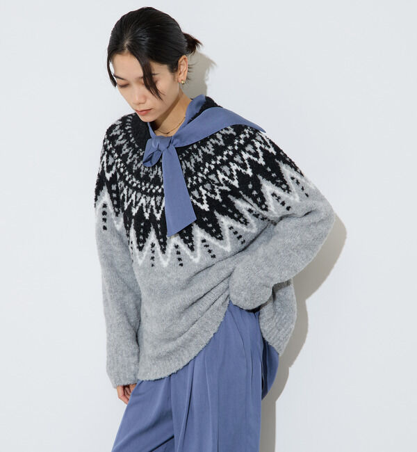 Liesse「ジャガード編みニット」|ニット・セーター|