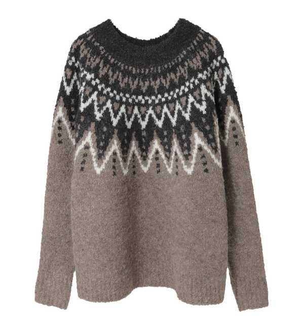 Liesse「ジャガード編みニット」|ニット・セーター|