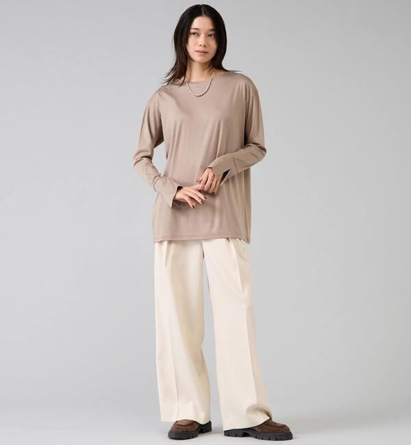 Liesse「袖口カフスカットソー」|Tシャツ・カットソー|