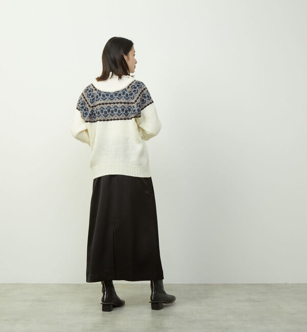 Soffitto「2WAYバックオープンジャガードニット」|ニット・セーター|