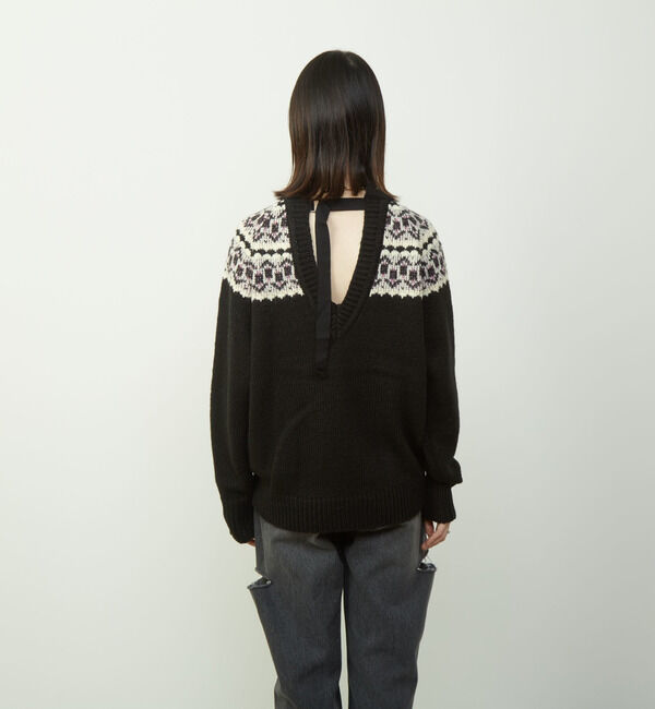 Soffitto「2WAYバックオープンジャガードニット」|ニット・セーター|