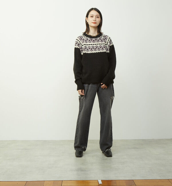Soffitto「2WAYバックオープンジャガードニット」|ニット・セーター|