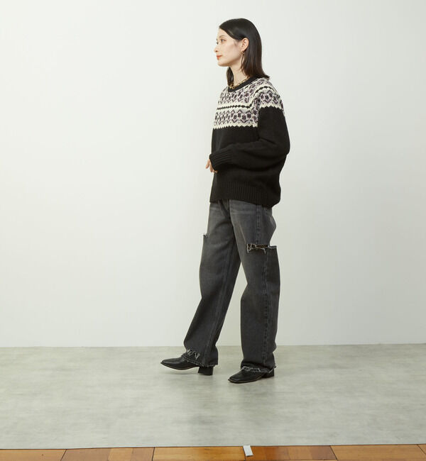 Soffitto「2WAYバックオープンジャガードニット」|ニット・セーター|