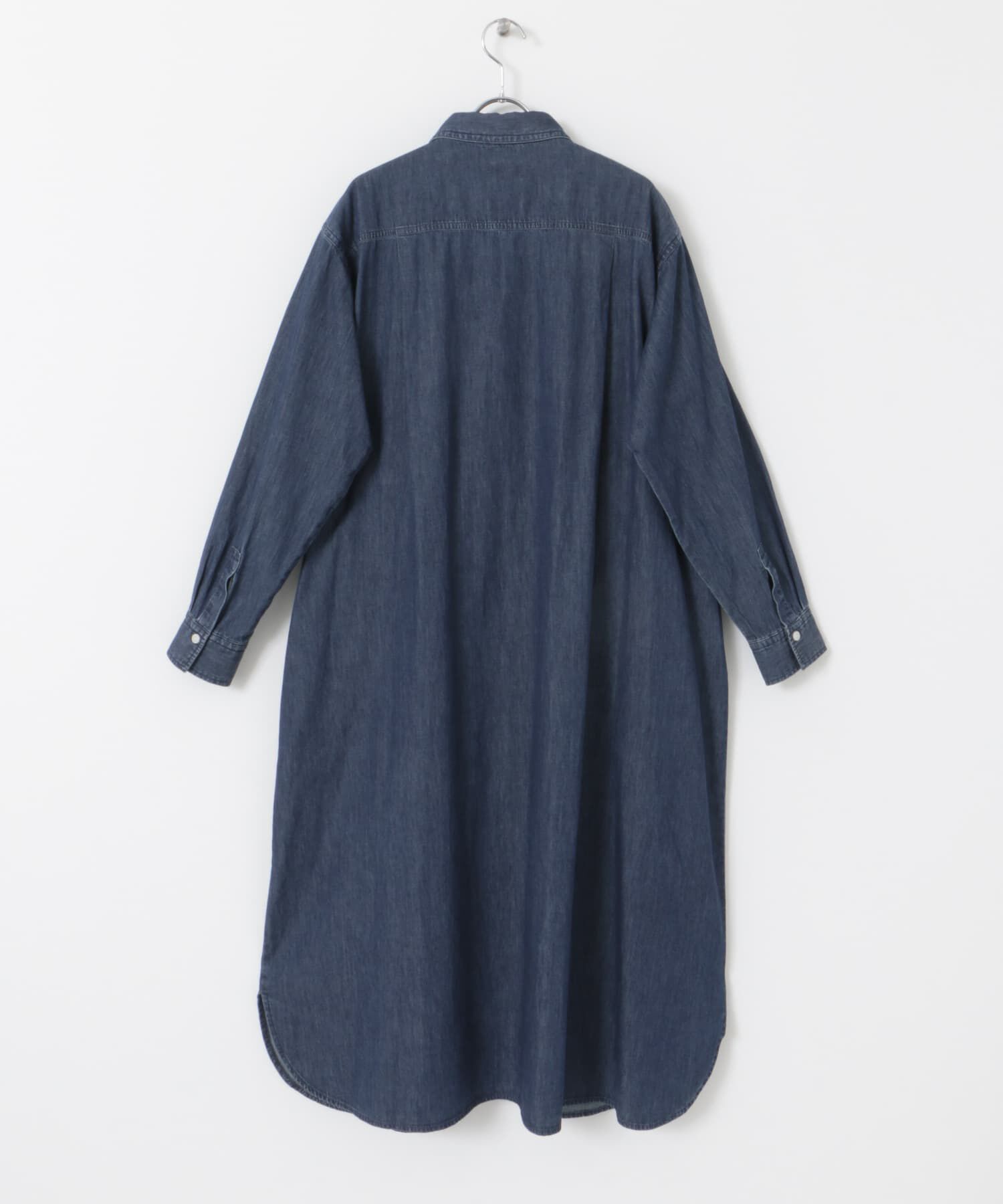 URBAN RESEARCH DOORS「ライトコットンデニムシャツワンピース」|ワンピース|