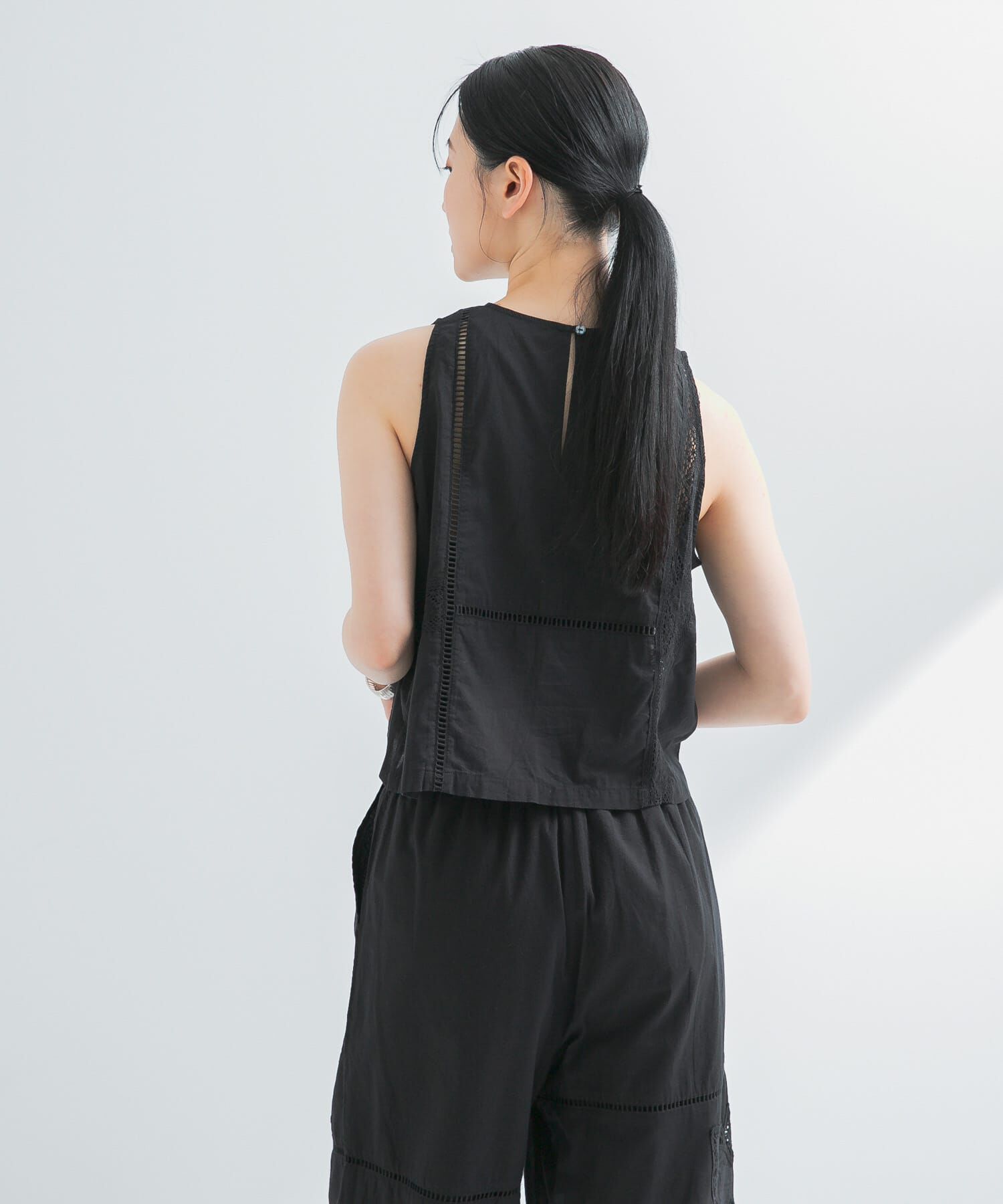 URBAN RESEARCH「パッチワークレーストップス」|ベスト・ジレ|