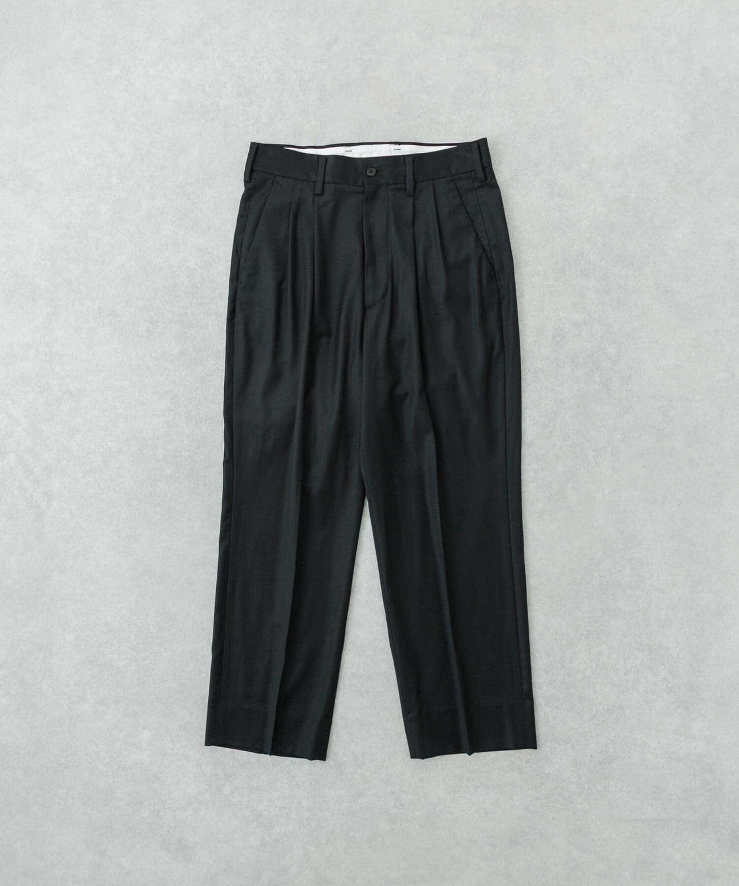 URBAN RESEARCH「new basic　Wool Silk Gabardine Pants」|その他|ブラック