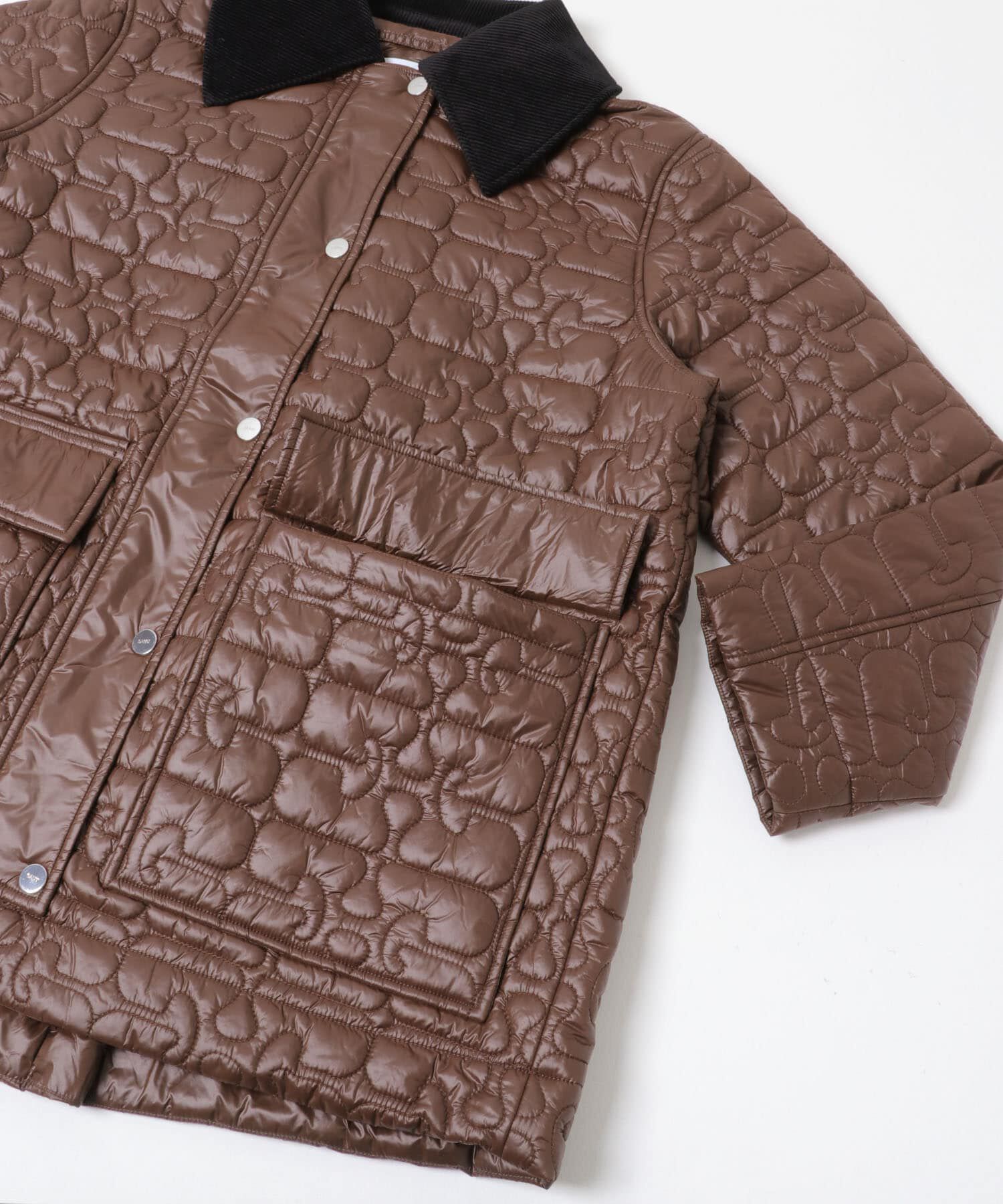 URBAN RESEARCH「GANNI　Shiny Quilt Midi Jacket」|ダウン|