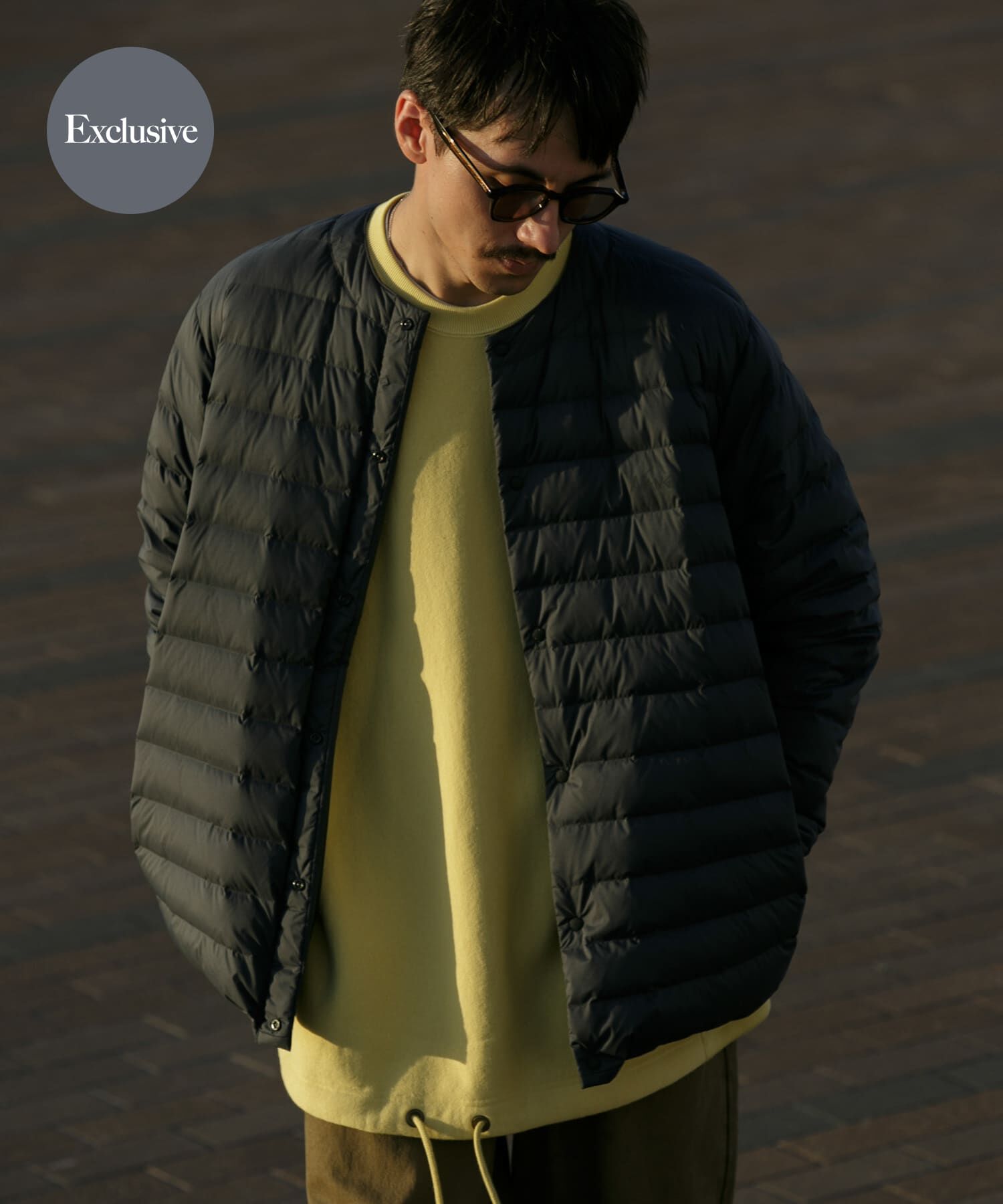 URBAN RESEARCH DOORS「『別注』NANGA&times;DOORS　REVERSIBLE DOWN JACKET」|ダウン|チャコールグレー