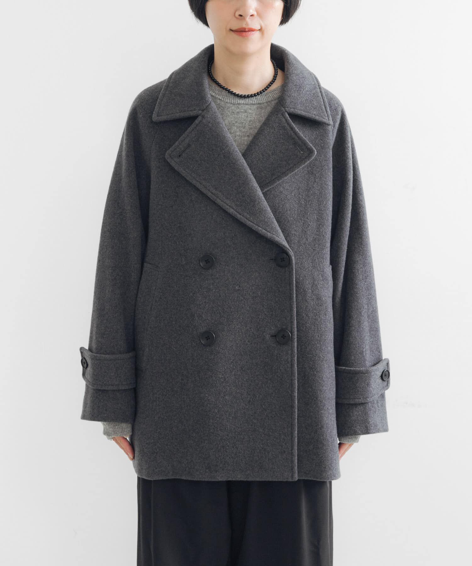 URBAN RESEARCH「スーパー100メルトンPコート」|ピーコート|