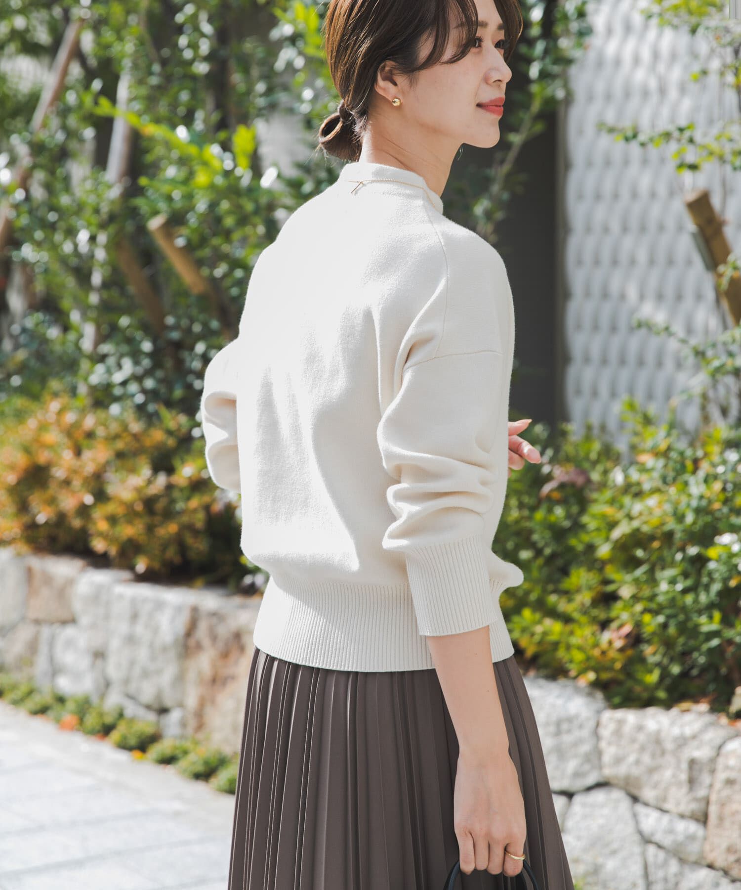 URBAN RESEARCH DOORS「『蓄熱/洗濯可』ボトルネックKNITプルオーバー」|ニット・セーター|