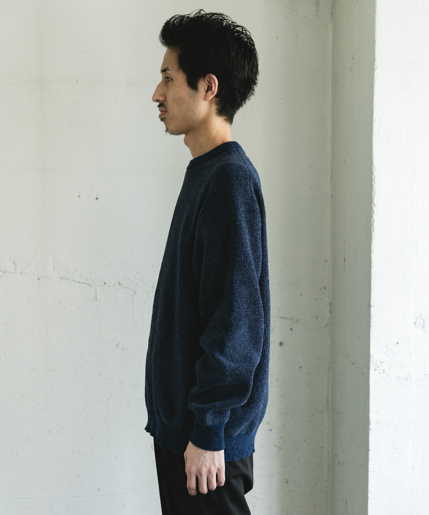 URBAN RESEARCH DOORS「ジャガードモールニットプルオーバー」|ニット・セーター|