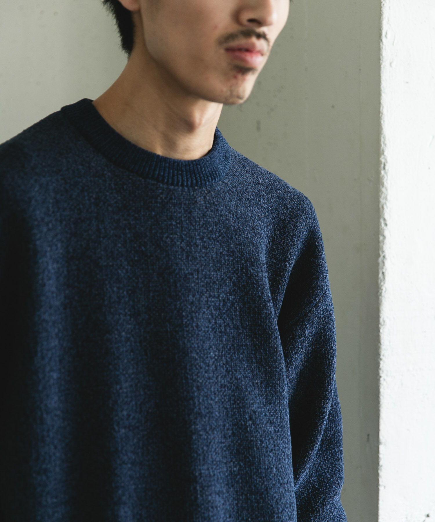 URBAN RESEARCH DOORS「ジャガードモールニットプルオーバー」|ニット・セーター|