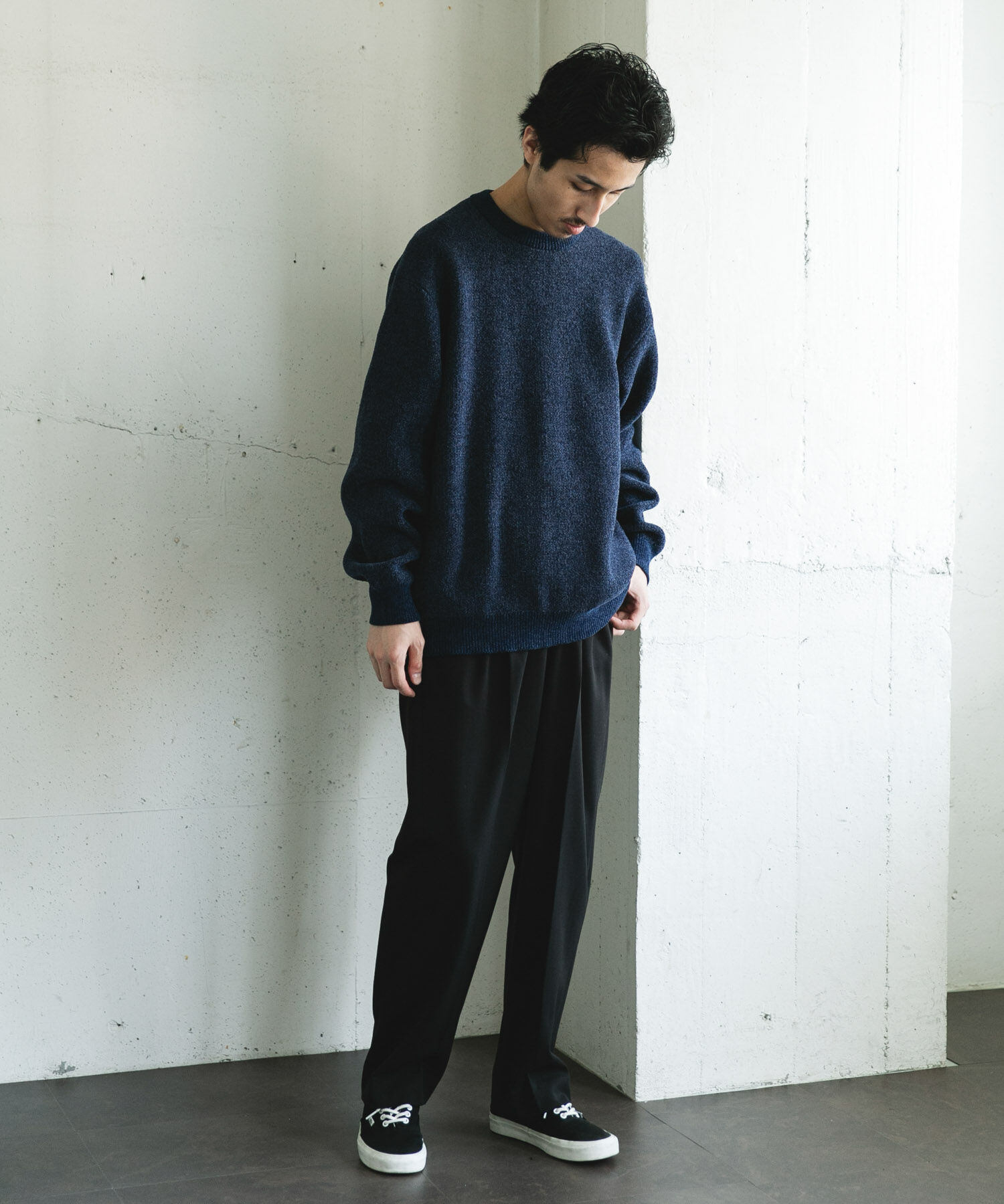 URBAN RESEARCH DOORS「ジャガードモールニットプルオーバー」|ニット・セーター|