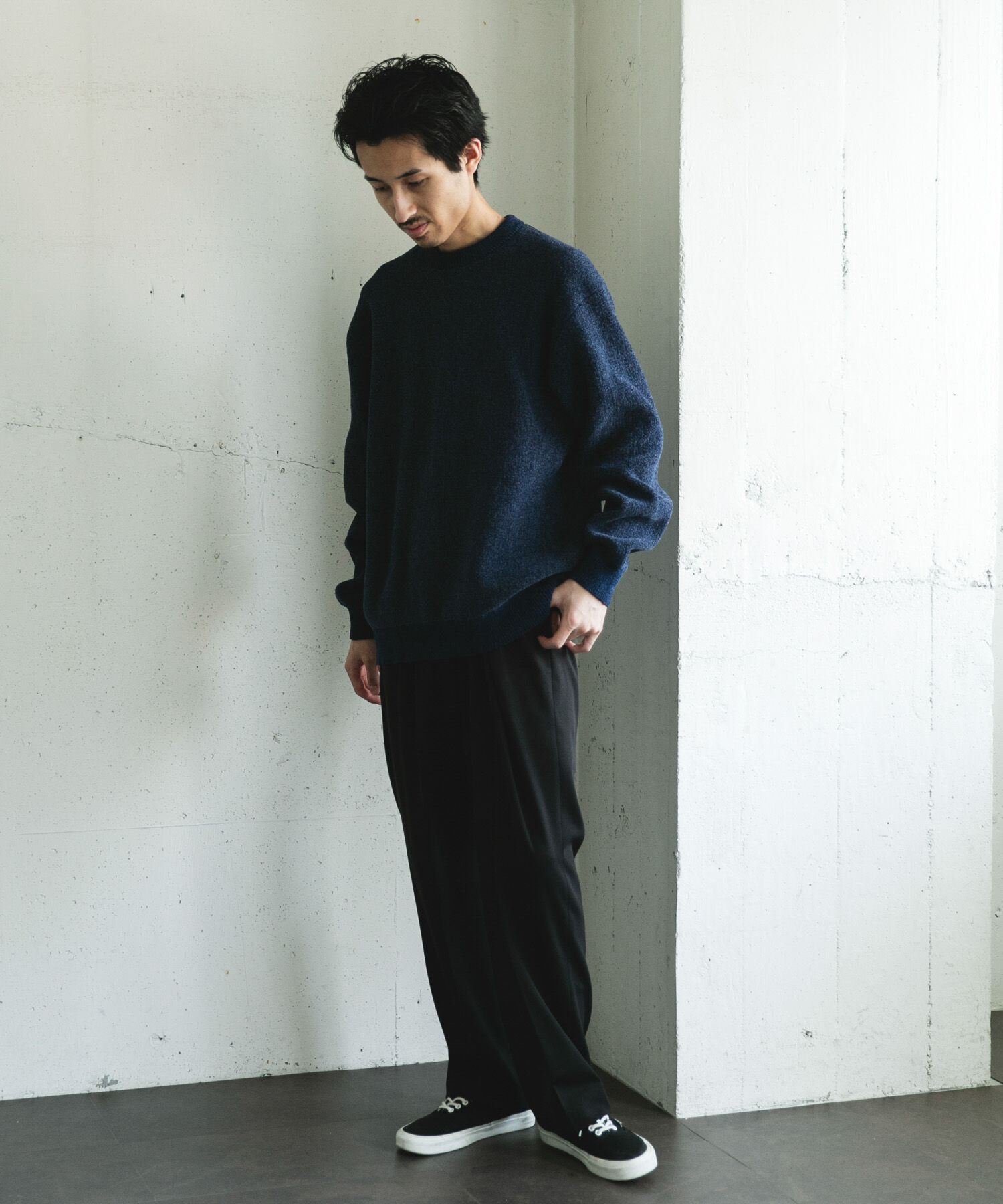 URBAN RESEARCH DOORS「ジャガードモールニットプルオーバー」|ニット・セーター|