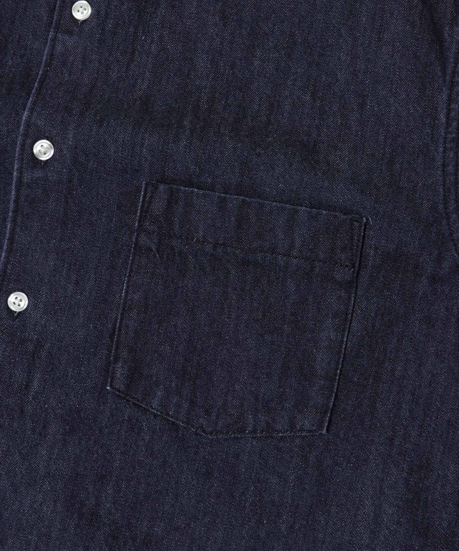 URBAN RESEARCH DOORS「デニムバンドカラーシャツ」|シャツ・ブラウス|