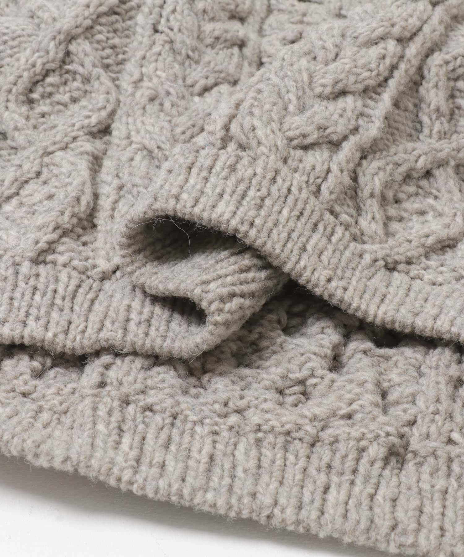 かぐれ「ペルーアランワイドベスト」|ニット・セーター|