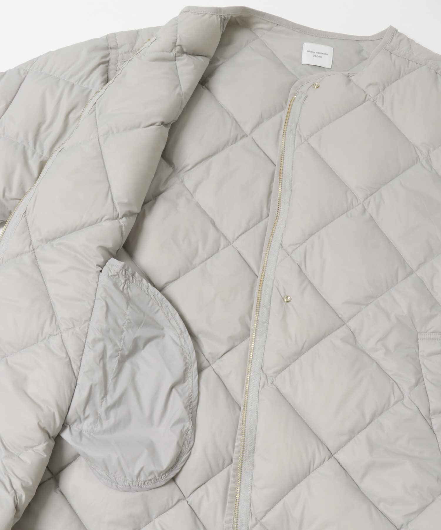 URBAN RESEARCH DOORS「ライトダウンキルトロングコート」|ダウン|