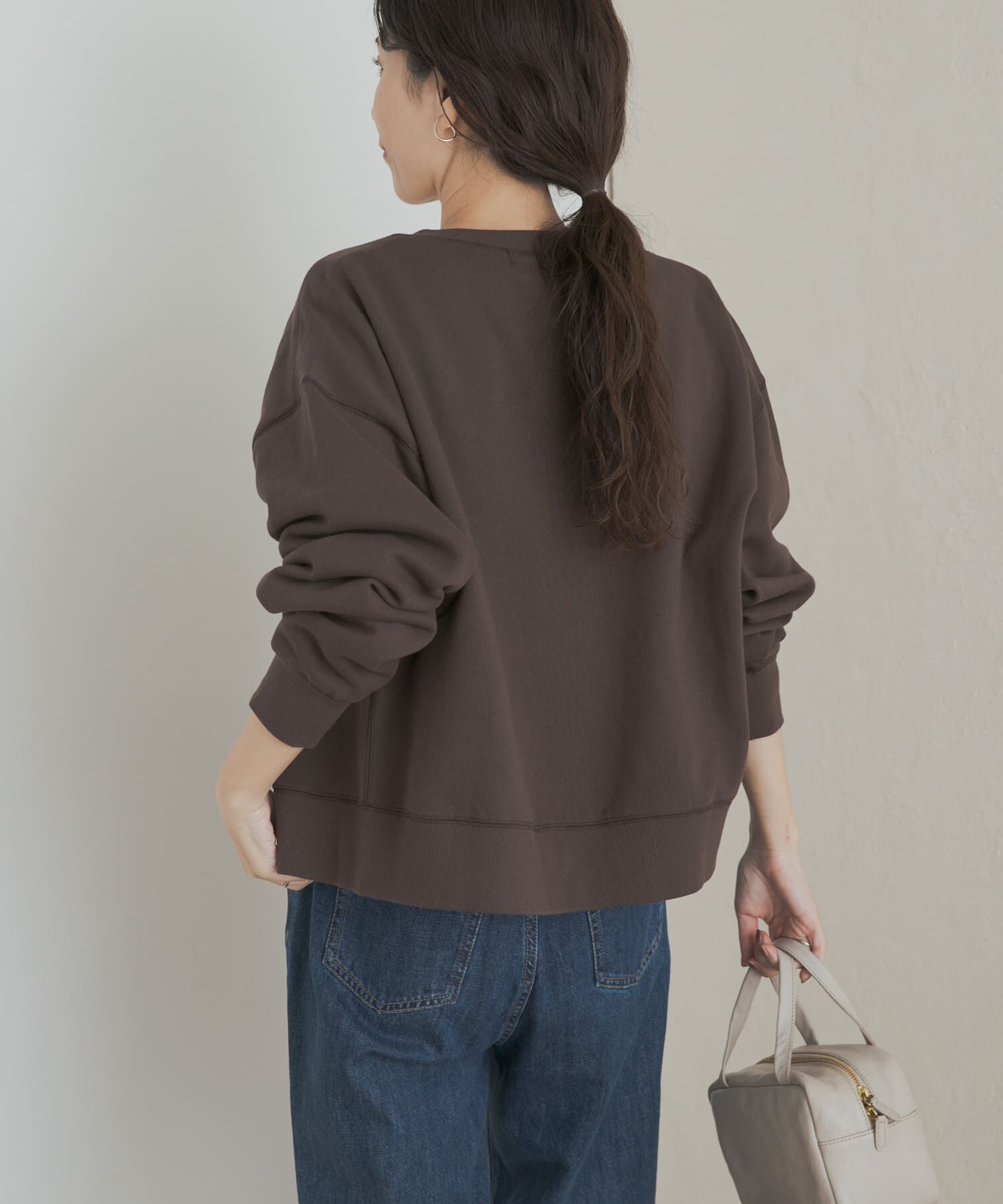 URBAN RESEARCH DOORS「『WEB/一部店舗限定カラー』コットンスウェットZIPカーディガン」|カーディガン|