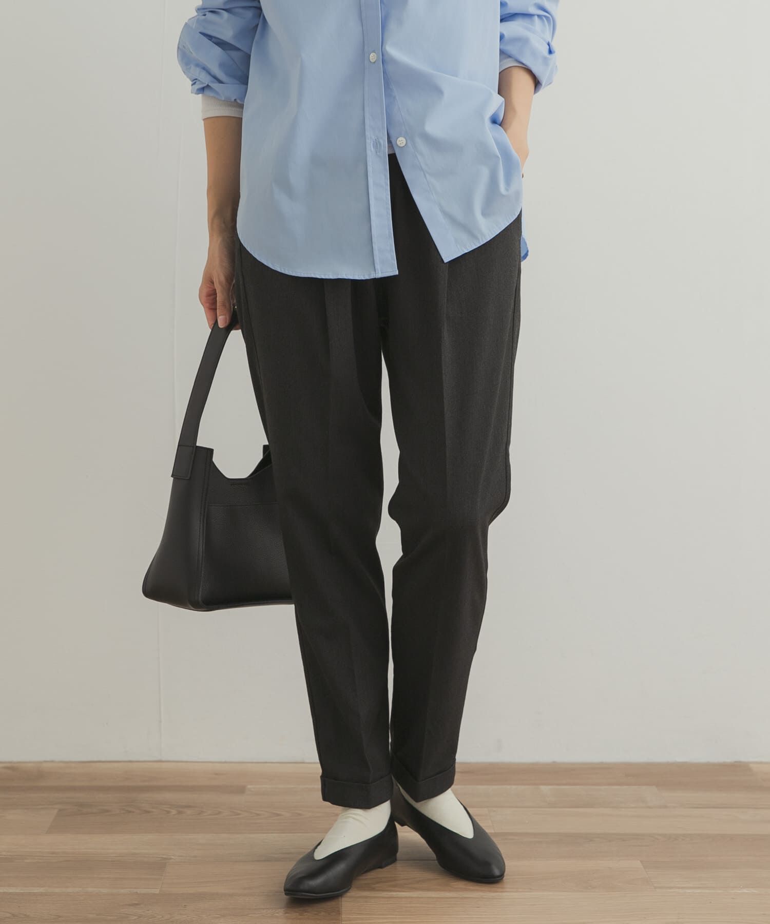 URBAN RESEARCH DOORS「ツイルストレッチテーパードイージーパンツ」|その他|