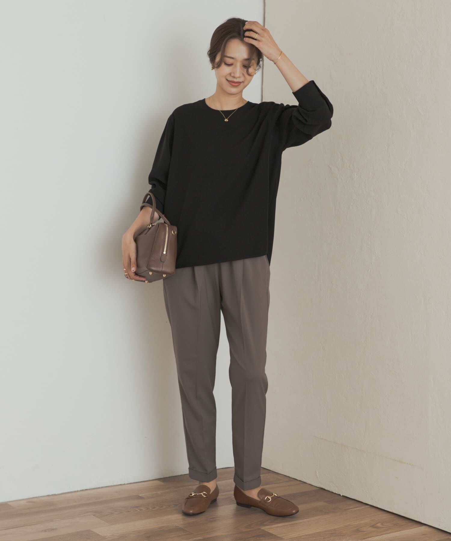 URBAN RESEARCH DOORS「ツイルストレッチテーパードイージーパンツ」|その他|