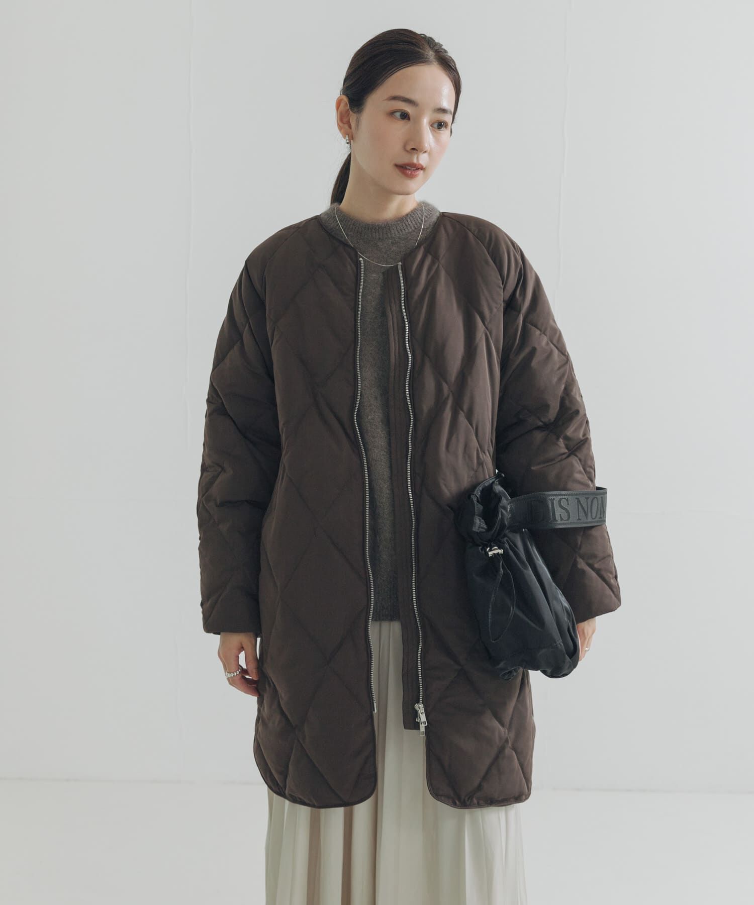 URBAN RESEARCH「『Sサイズ/WEB限定』コクーンキルティングロングダウン」|ダウン|