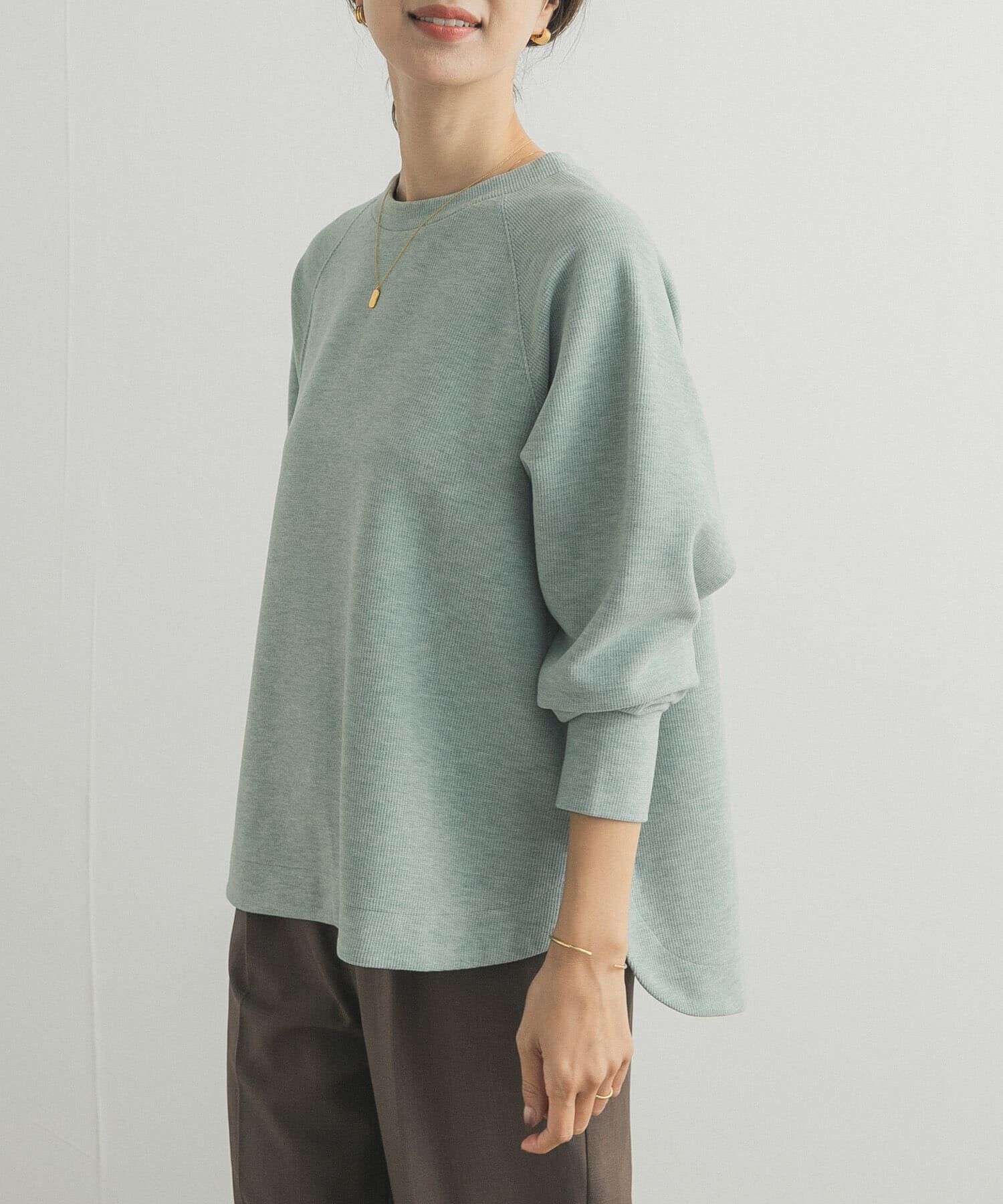 URBAN RESEARCH DOORS「『WEB/一部店舗限定カラー』ラグランフレアプルオーバー」|Tシャツ・カットソー|