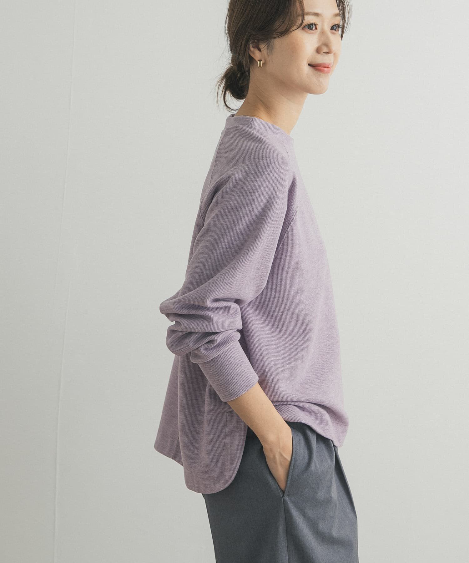 URBAN RESEARCH DOORS「『WEB/一部店舗限定カラー』ラグランフレアプルオーバー」|Tシャツ・カットソー|