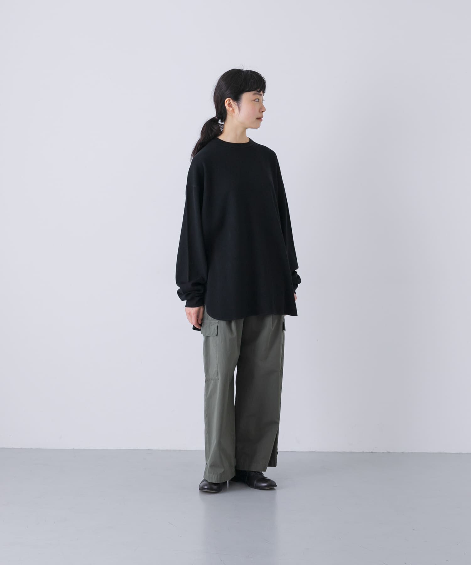 かぐれ「サーマルクルーネックプルオーバー」|Tシャツ・カットソー|