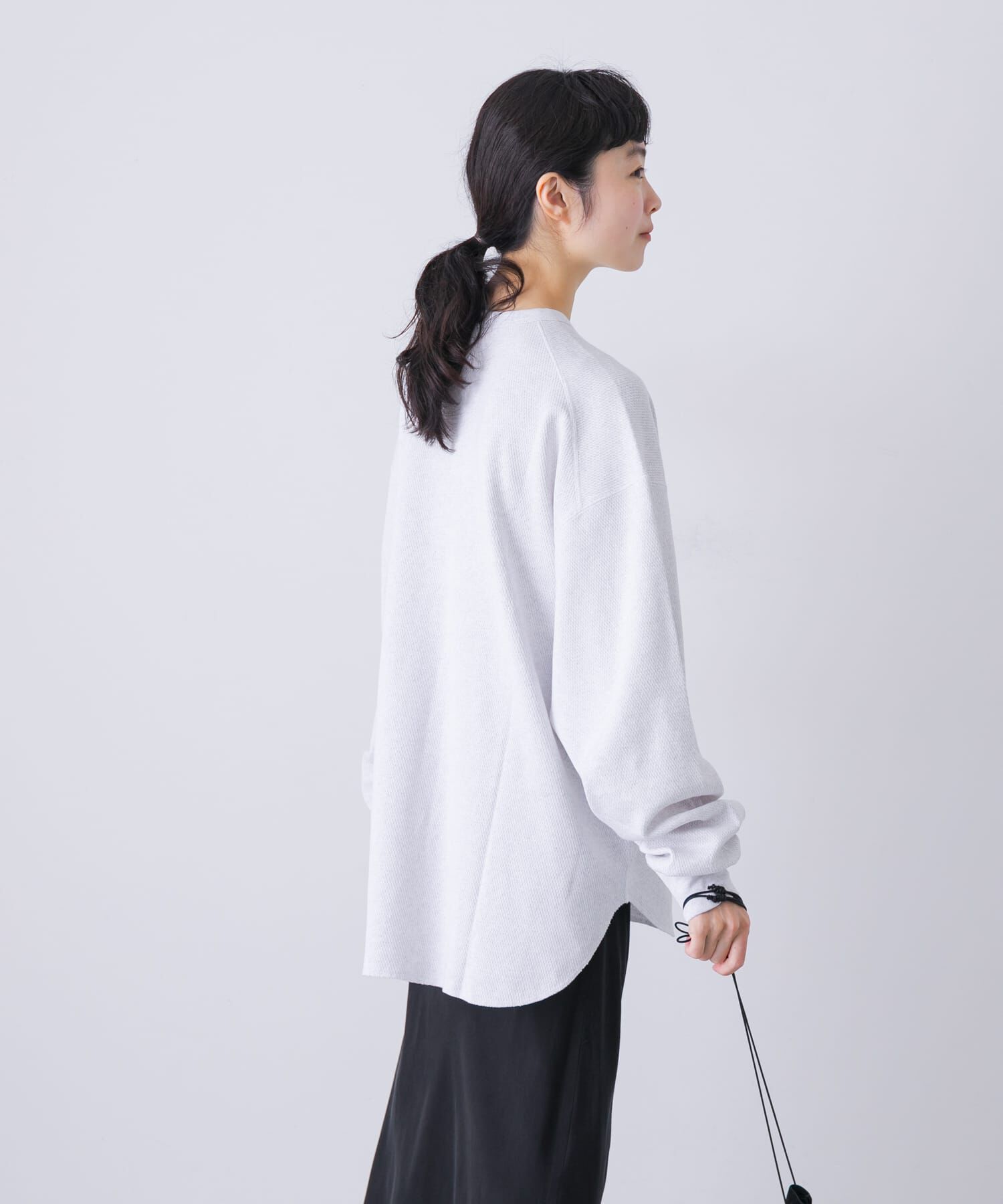 かぐれ「サーマルクルーネックプルオーバー」|Tシャツ・カットソー|