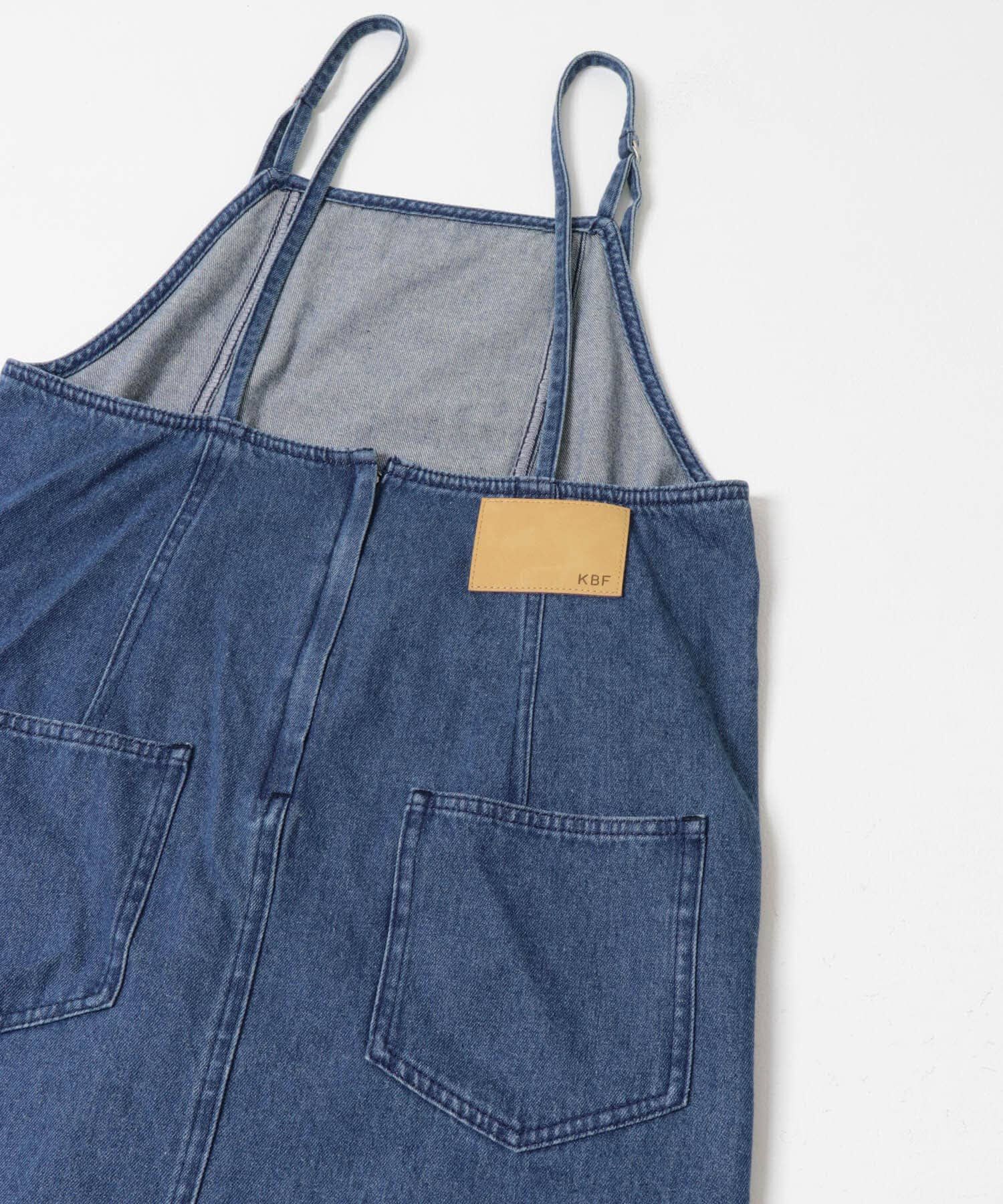  「フリンジデニムキャミワンピース」|ワンピース|