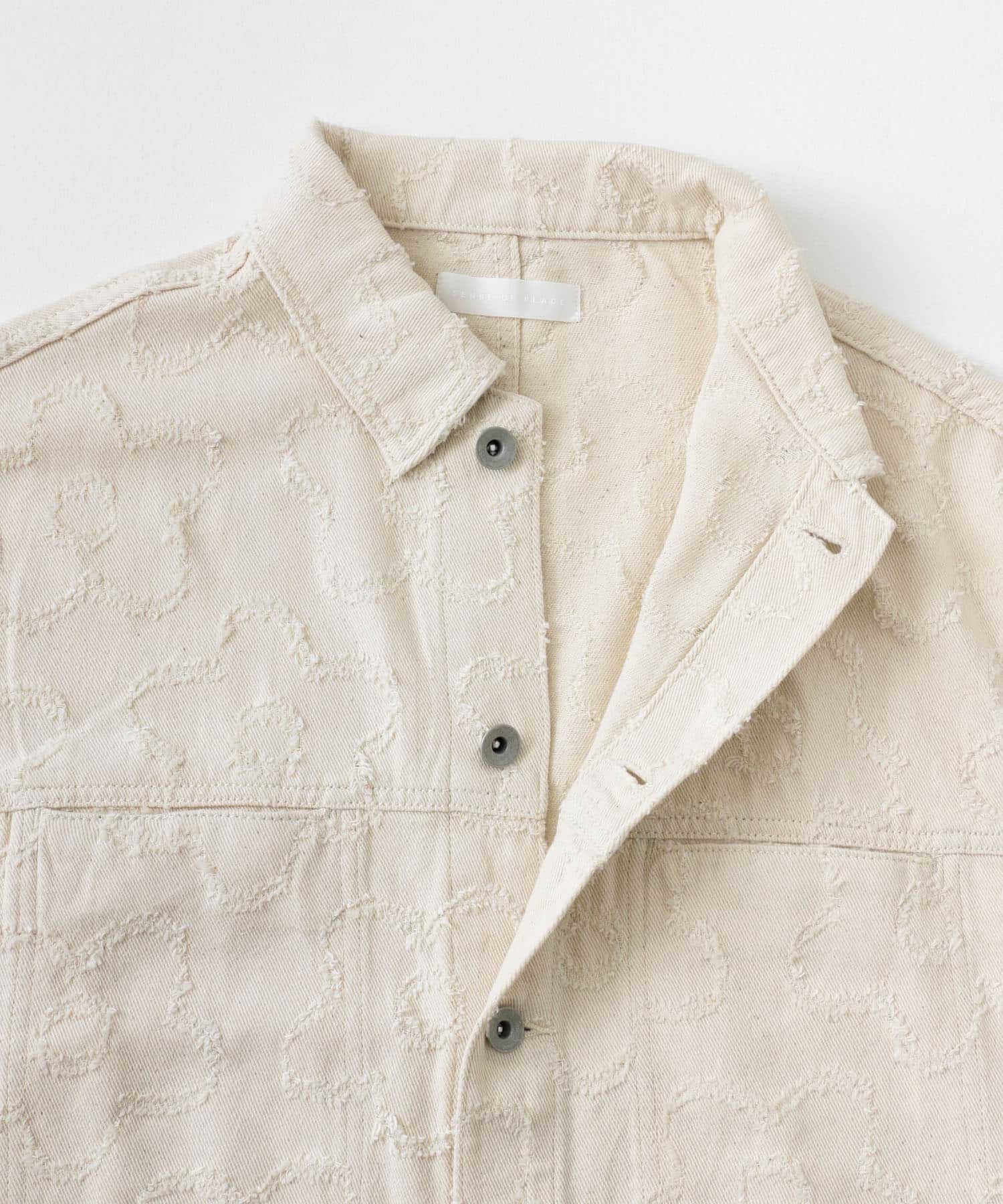 SENSE OF PLACE by URBAN RESEARCH「『セットアップ対応』 フラワーデニムベスト」|ベスト・ジレ|